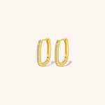 Melissa Oval Hoop Earrings